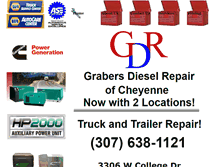 Tablet Screenshot of grabersdieselrepair.com